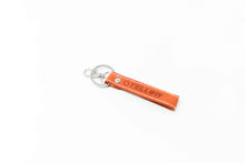 Load image into Gallery viewer, Yellow Speed Racing Leather Keychain