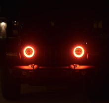 Load image into Gallery viewer, Oracle Jeep Wrangler JL/Gladiator JT LED Surface Mount Headlight Halo Kit - White NO RETURNS