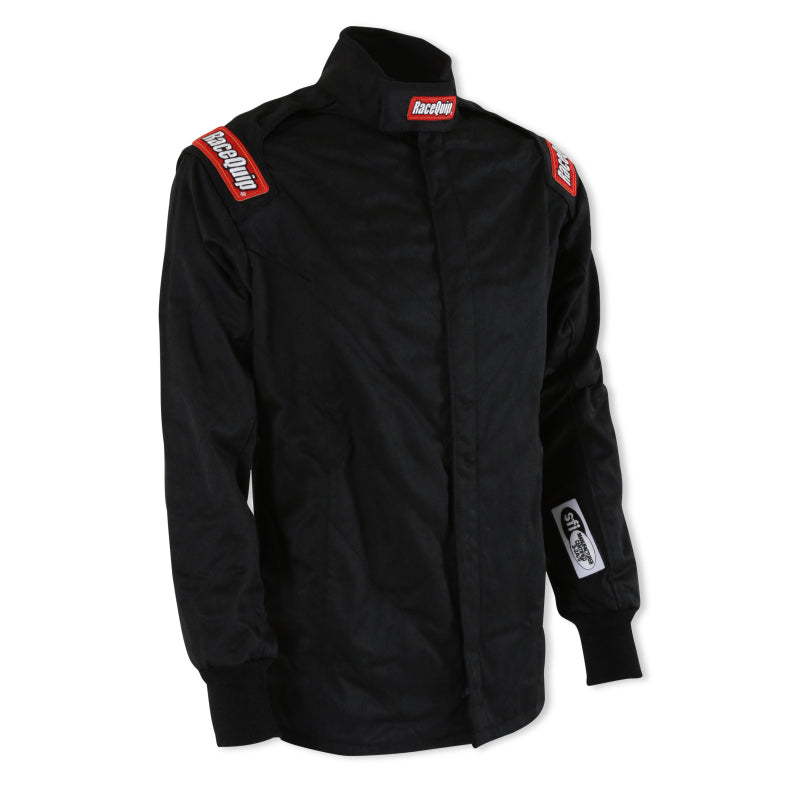 RaceQuip Black Chevron-5 Jacket SFI-5 - XLG
