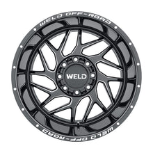 Load image into Gallery viewer, Weld Off-Road W117 20X9 Fulcrum 8X180 ET20 BS5.75 Gloss Black MIL 124.3