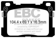 Load image into Gallery viewer, EBC 2017+ Genesis G90 5.0L Redstuff Rear Brake Pads