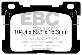 EBC 2017+ Genesis G90 5.0L Ultimax2 Rear Brake Pads