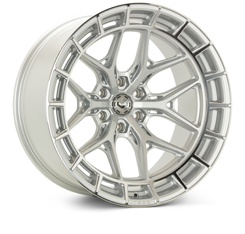 Vossen HFX-6 22x10 - 6x135 - ET-18 - Super Deep - 87.1 - Silver Polished Wheel