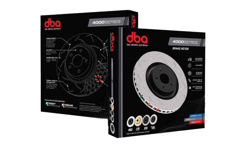 DBA 2011-2014 Jeep Grand Cherokee Front Slotted T3 4000 Survival Series Uni-Directional Rotor