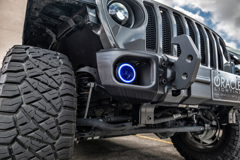 Oracle Jeep Wrangler JK/JL/JT High Performance W LED Fog Lights - w/o Controller NO RETURNS