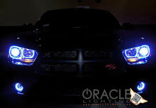 Load image into Gallery viewer, Oracle 11-12 Dodge Charger LED Fog Light Halo Kit - Red