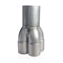 Load image into Gallery viewer, Stainless Works 2-1/4in Four-Way Short Merge Collector