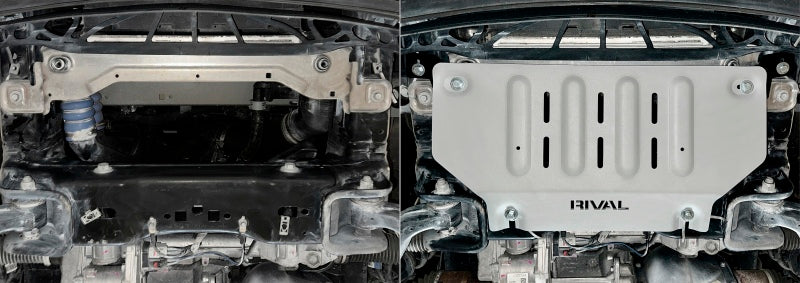 RIVAL 2015+ Ford F150 Expedition Ecoboost Aluminum Radiator Skid Plate