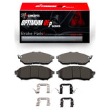 R1 14-14 Infiniti QX70 Front Optimum OE Pads & Hardware Kit
