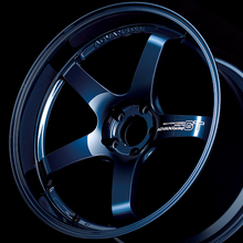Load image into Gallery viewer, Advan GT Premium Version 21x11.0 / +05 ET / 5-114.3 / 73mm Bore / Racing Titanium Blue &amp; Ring