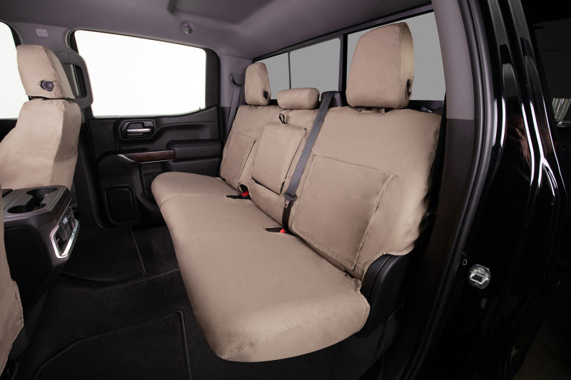 Covercraft 99-02 Chevrolet/GMC P/U Polycotton SeatSaver Custom Front Row Seat Covers - Taupe