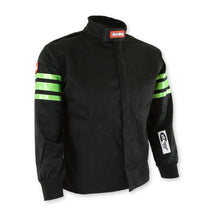 Load image into Gallery viewer, RaceQuip Green Trim SFI-1 JR. Jacket - Kids Small