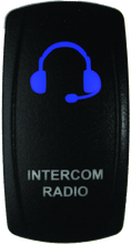 Load image into Gallery viewer, DragonFire Racing Lighted Switch Int/Rad On/Off Blue Led