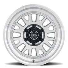 Load image into Gallery viewer, ICON Anza 17x8.5 5x150 25mm Offset 5.75in BS Silver Machined Wheel