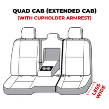 Load image into Gallery viewer, Covercraft 19-24 Dodge Ram 1500 Quad Ex Classic Rear w/FDA Endura Logo SeatSaver 2nd Row Seat Covers