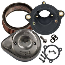 Load image into Gallery viewer, S&amp;S Cycle 2023 CVO M8 Touring Models w/ VVT Stealth Air Cleaner Kit w/ Lava Chrome Teardrop