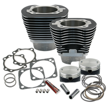 Load image into Gallery viewer, S&amp;S Cycle 99-06 BT 4-1/8in Bore Cylinder &amp; Piston Kit - Wrinkle Black