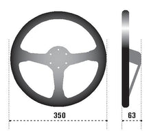 Load image into Gallery viewer, Sparco Strwhl 345 Leather Black