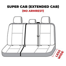 Load image into Gallery viewer, Covercraft 19-24 Ford F-250 Polycotton SeatSaver Custom Second Row Seat Covers - Charcoal