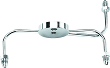 Load image into Gallery viewer, Twin Power Chrome Junction Block Male AN3 Narrow Glide Custom