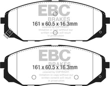 Load image into Gallery viewer, EBC 2015+ Kia Sedona 3.3L Ultimax2 Front Brake Pads