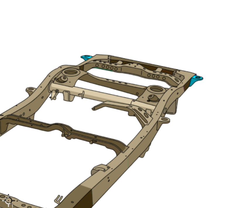 Rustbuster 01-07 Toyota Sequoia Rear Body Mount
