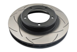 DBA 98-06 Toyota 70 Landcruiser (Feverse Mount) 4X4 Survival T2 Slotted Front Brake Rotor