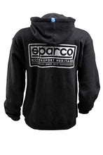 Load image into Gallery viewer, Sparco Swtshrt Hooded Heritage Blk Xx