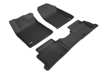 Load image into Gallery viewer, 3D MAXpider 2018-2020 Hyundai Elantra GT Kagu 1st &amp; 2nd Row Floormats - Black
