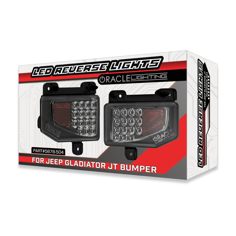 Oracle Rear Bumper LED Reverse Lights for Jeep Gladiator JT - 6000K NO RETURNS