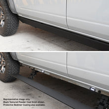 Load image into Gallery viewer, Go Rhino 15-23 Ford F-150 &amp; 17-22 F-250/350 SD CC 4dr E-BOARD E1 Running Board Kit - Bedliner Coat