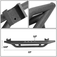 Load image into Gallery viewer, 07-16 Jeep Wrangler 2 Door Rock Crawler Nerf Bar / Step Bar Black