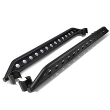Load image into Gallery viewer, 2007-2016 Jeep Wrangler Rock Crawler Nerf Bars 4 Door 7" Black