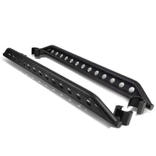 Load image into Gallery viewer, 2007-2016 Jeep Wrangler Rock Crawler Nerf Bars 4 Door 7" Black