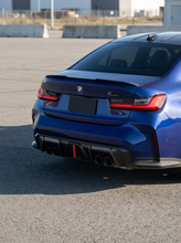 Load image into Gallery viewer, BMW 3 Series G80 M3 G82 G83 M4 Carbon Fiber Rear Diffuser with LED Lights (2019 - 2024)
