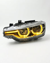 Load image into Gallery viewer, BMW 3 Series F30 LED Headlight Assembly with Triple-Color DRL (Amber / White / Yellow) &amp; High / Low Beam 2012 - 2018