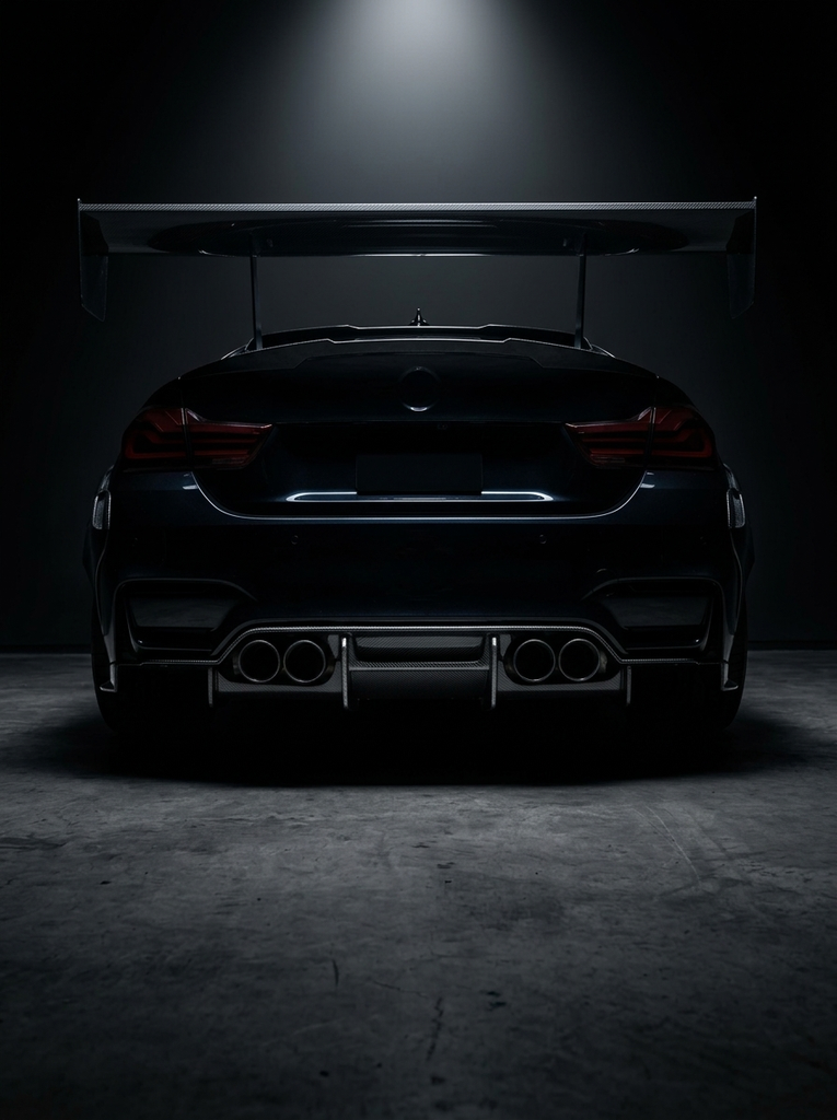 BMW 3 Series F80 F82 M3 M4 PSM Style Carbon Fiber Rear Diffuser Under Tray (2015 - 2020)