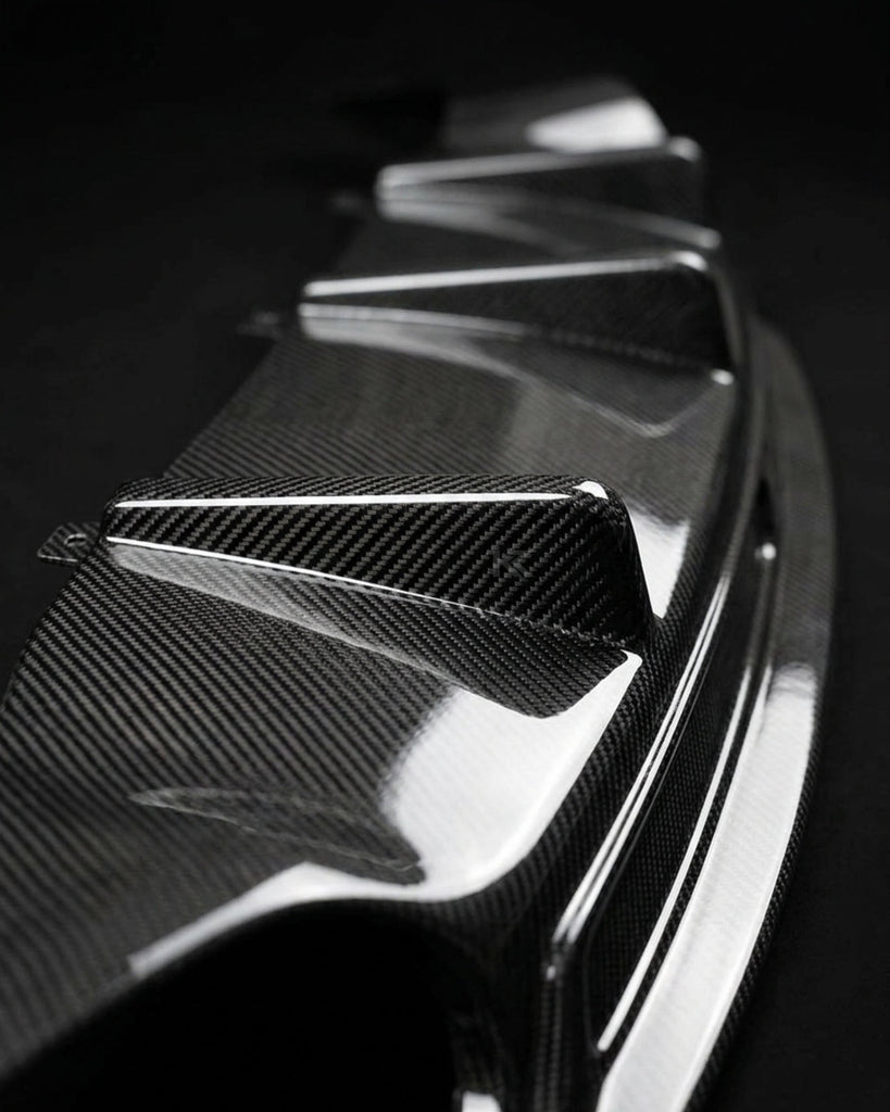 2013–2016 Audi A7 S-Line C7 Sportback Rear Bumper Diffuser – Carbon Fiber