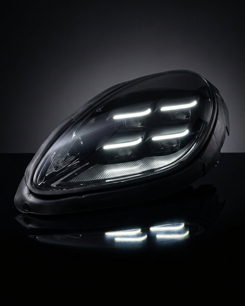 Porsche Macan 95B / 95B.1 LED Headlight Assembly with Daytime Running Lights 2014 - 2020 (Upgrade to 95B.3 Style / Replaces 96463190703)