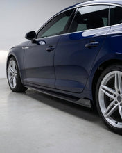 Load image into Gallery viewer, 2017–2019 Audi A5 / S5 B9 Sportback Side Skirt Extensions – Carbon Fiber
