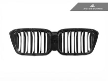 Load image into Gallery viewer, AutoTecknic Dry Carbon Fiber Dual-Slats Front Grille Set - G01 X3 LCI | G02 X4 LCI