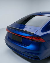 Load image into Gallery viewer, 2019–2021 Audi A7 S-Line / S7 4KA Sportback Rear Bumper Diffuser Lip with Tailpipe Outlets – Dry Carbon Fiber