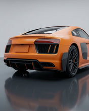 Load image into Gallery viewer, 2016–2019 Audi R8 V10 / V10 Plus Coupe 4S Gen 2 Rear Bumper Blades – Carbon Fiber