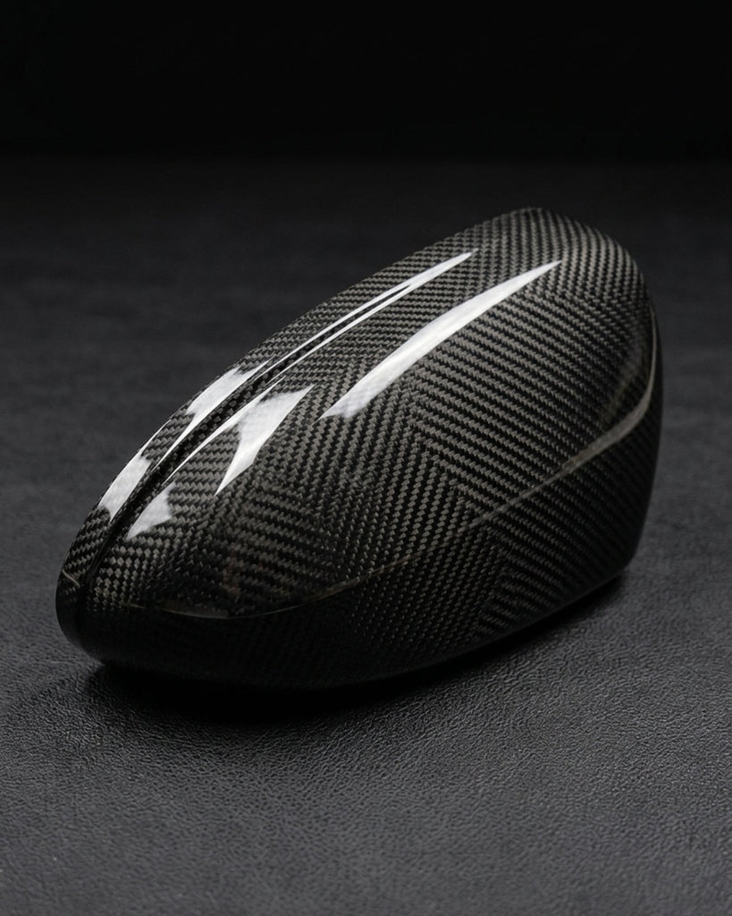 2011–2018 Audi A6 / S6 C7 4G Wing Mirror Cap Housings – Carbon Fiber