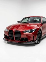 Load image into Gallery viewer, BMW 3 Series M3 M4 G80 G82 V Style Carbon Fiber Front Lip (2019 +)