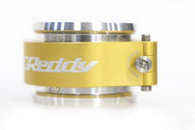 Load image into Gallery viewer, GReddy 3.5 Inch Gold Anodized Aluminum Boost Tube Clamp Set