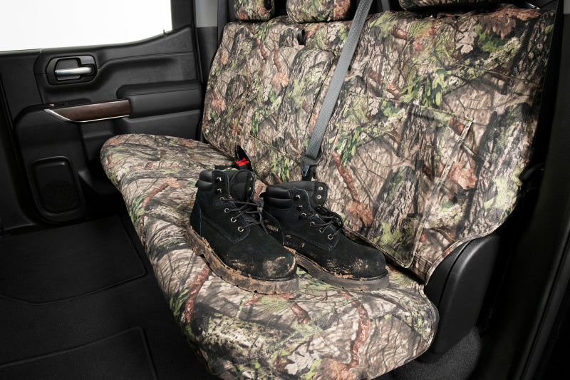 Covercraft 14-18 Dodge Ram Carhartt Camo SeatSaver Custom Front Row Seat Covers - Mossy Oak