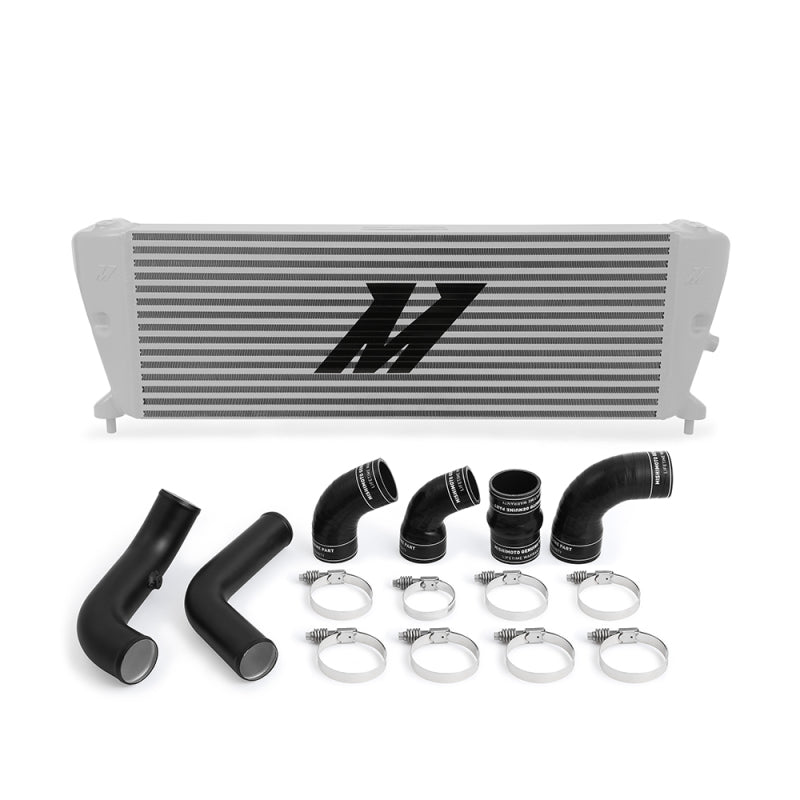 Mishimoto Ford Ranger 3.2L Diesel Intercooler Kit 2011+ Silver w/ Wrinkle Black Pipes