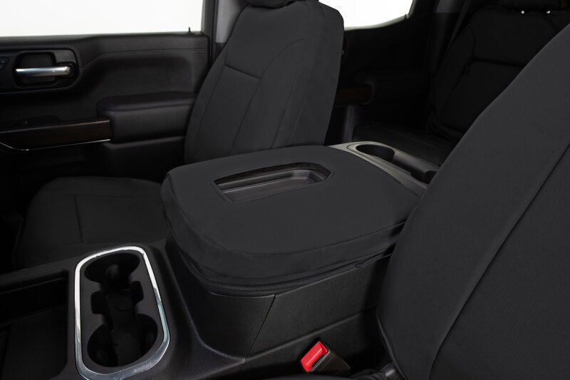 Covercraft 12-16 Ford F250-F350-F450-F550 Endura PrecisionFitFront Row Seat Covers - Blk/Blk