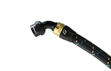 Load image into Gallery viewer, GReddy AN06 60 DEGREE HOSE END SWIVEL BLACK/GOLD ANODIZED
